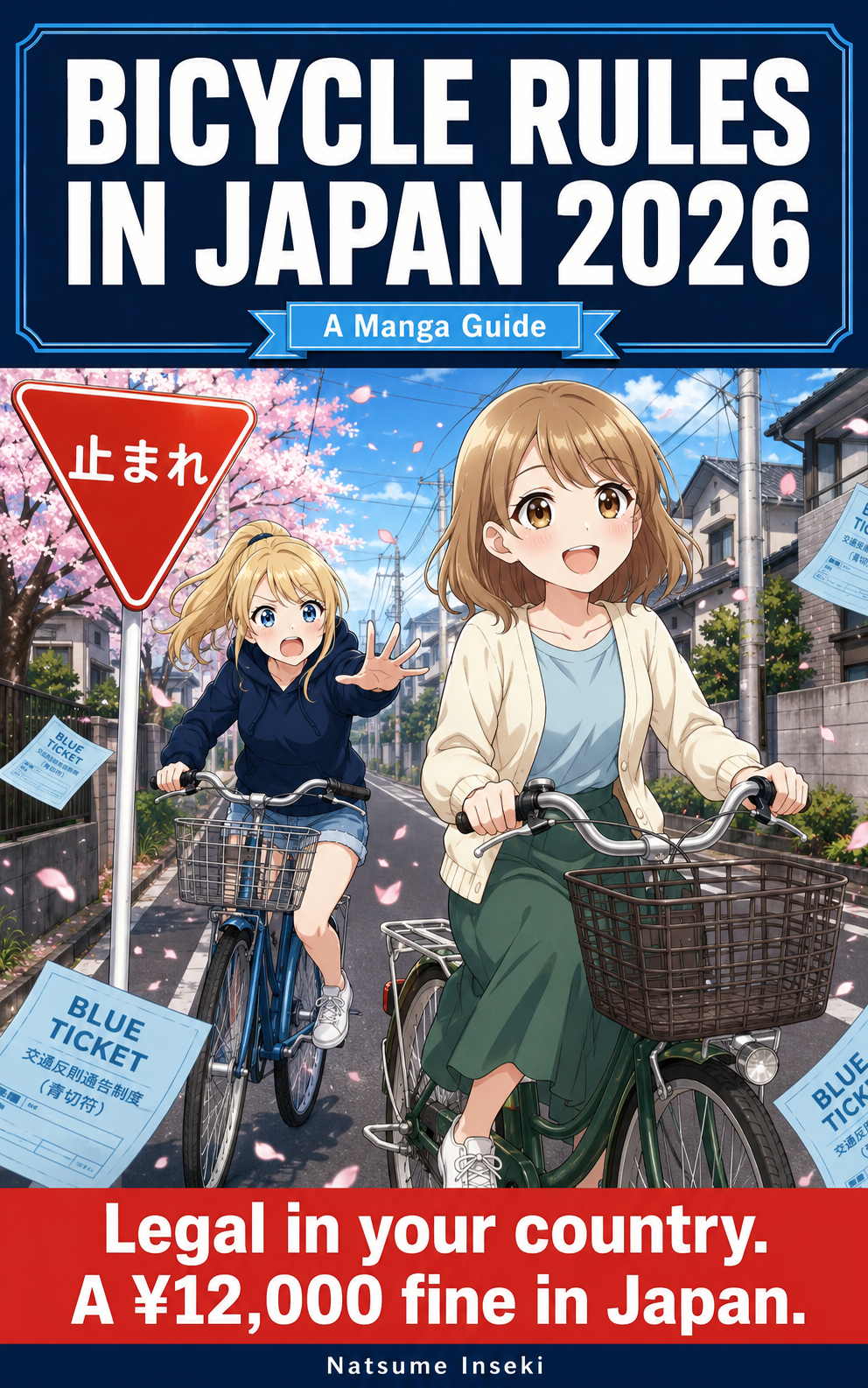 Bicycle Rules in Japan 2026: A Manga Guide to Cycling in Japan, Blue Tickets, and Bike Fines