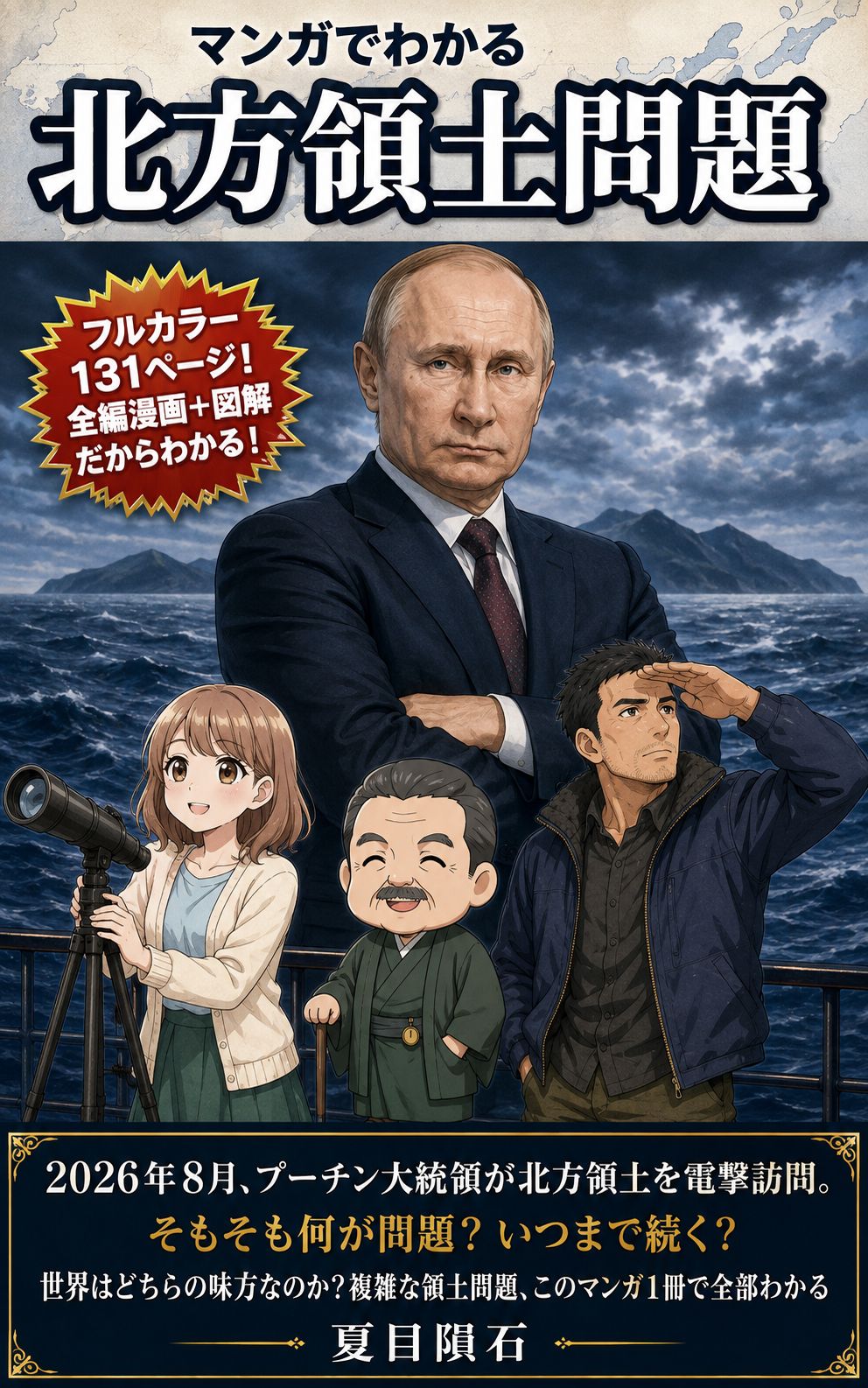 マンガでわかる北方領土問題　なぜ返さない？いつから？ロシアの主張と日本の主張